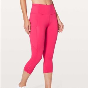 Lululemon Fast & Free Crop II Nulux 19”